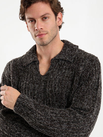 Camp Collar Relaxed Pullover