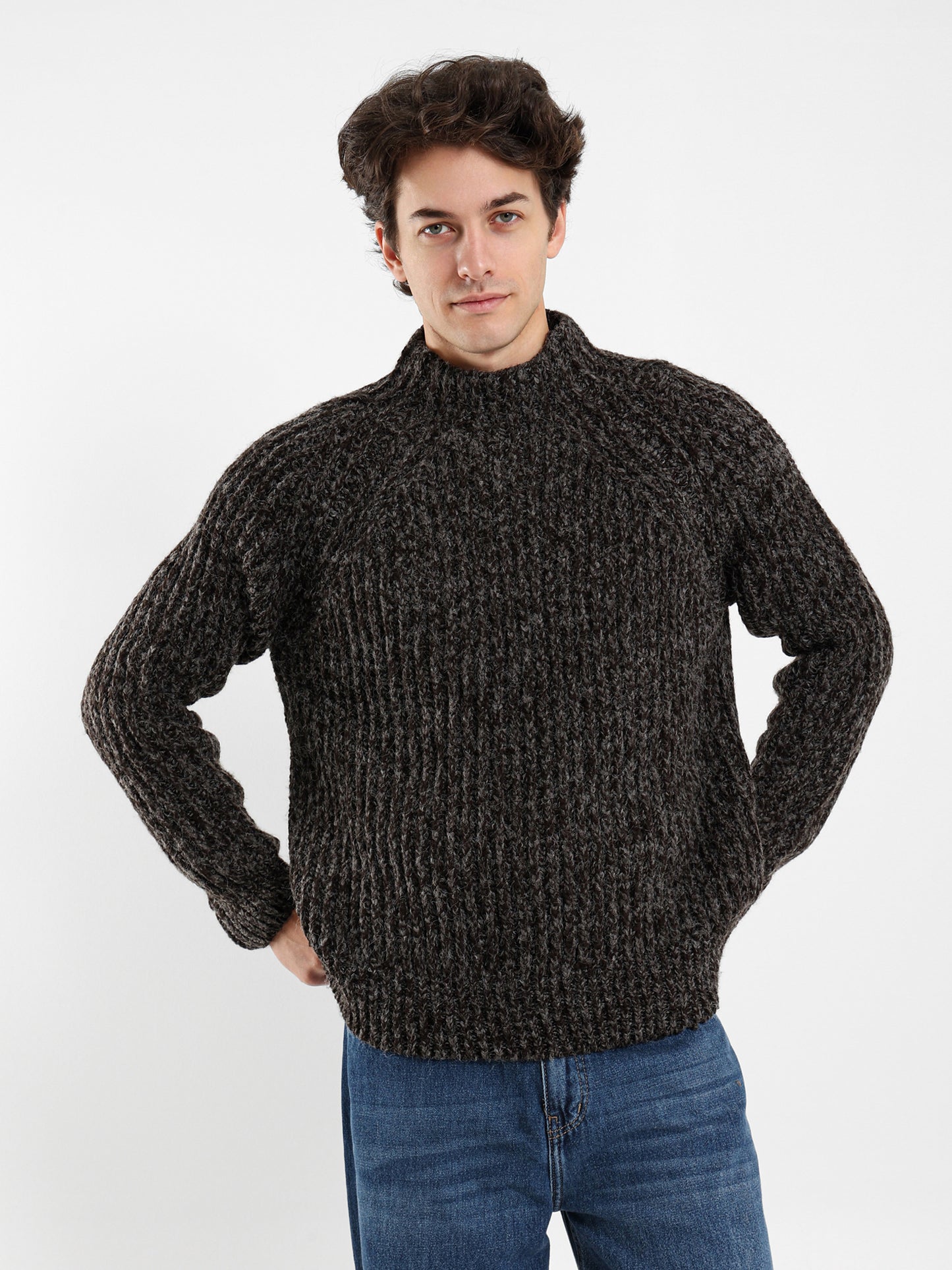 Raglan Collar Relaxed Pullover
