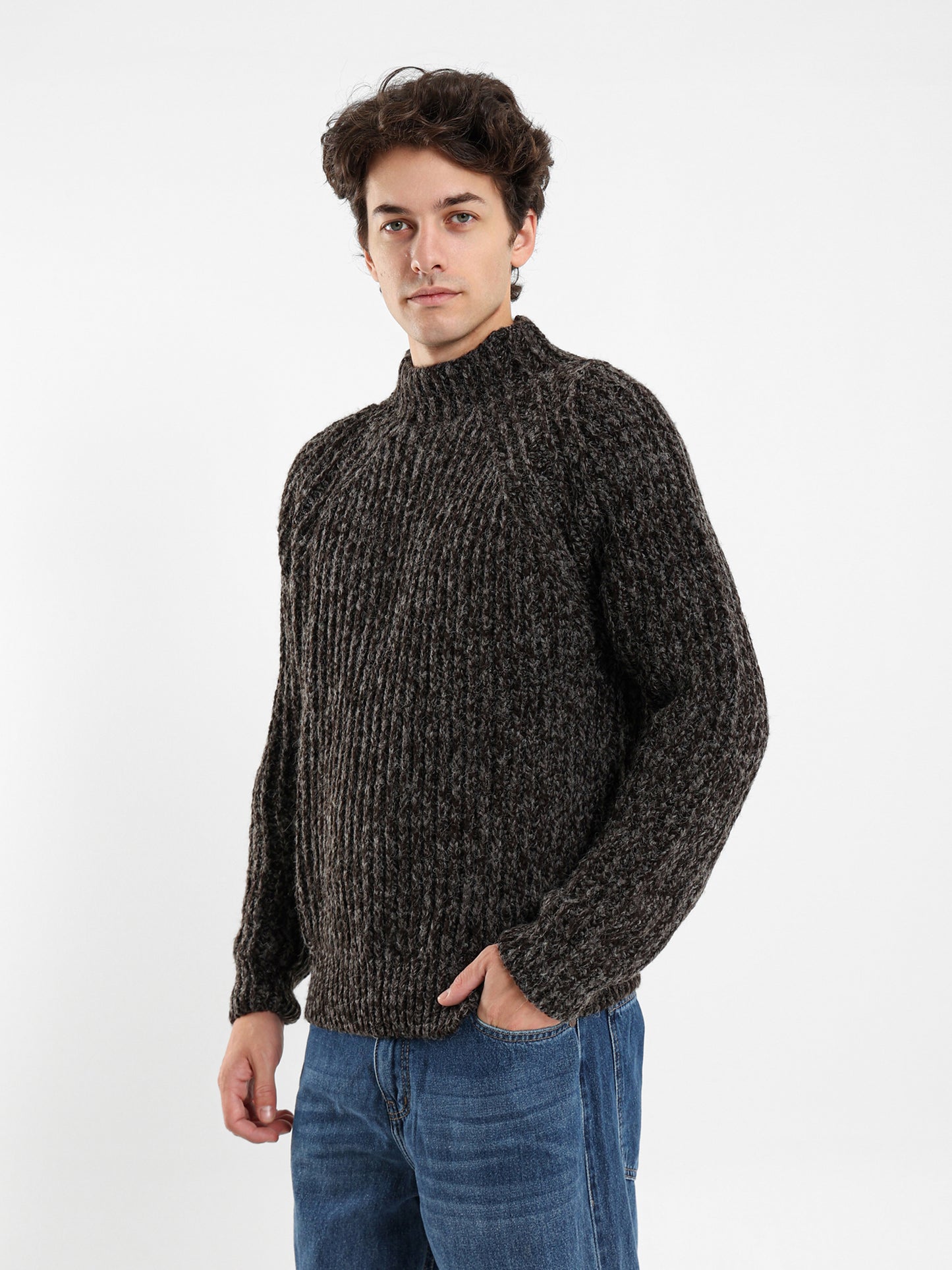 Raglan Collar Relaxed Pullover