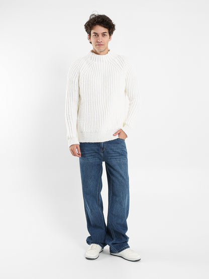 Raglan Collar Relaxed Pullover