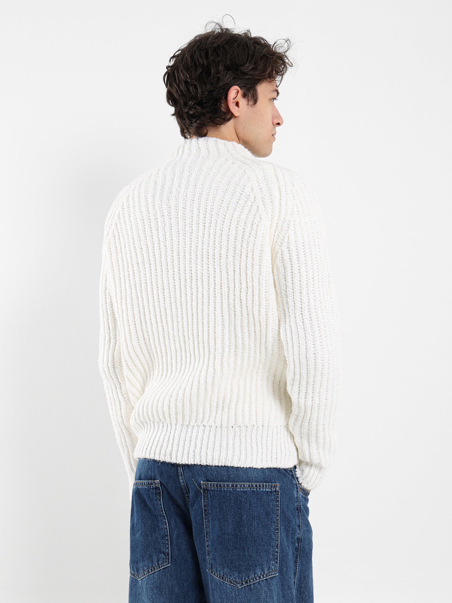 Raglan Collar Relaxed Pullover