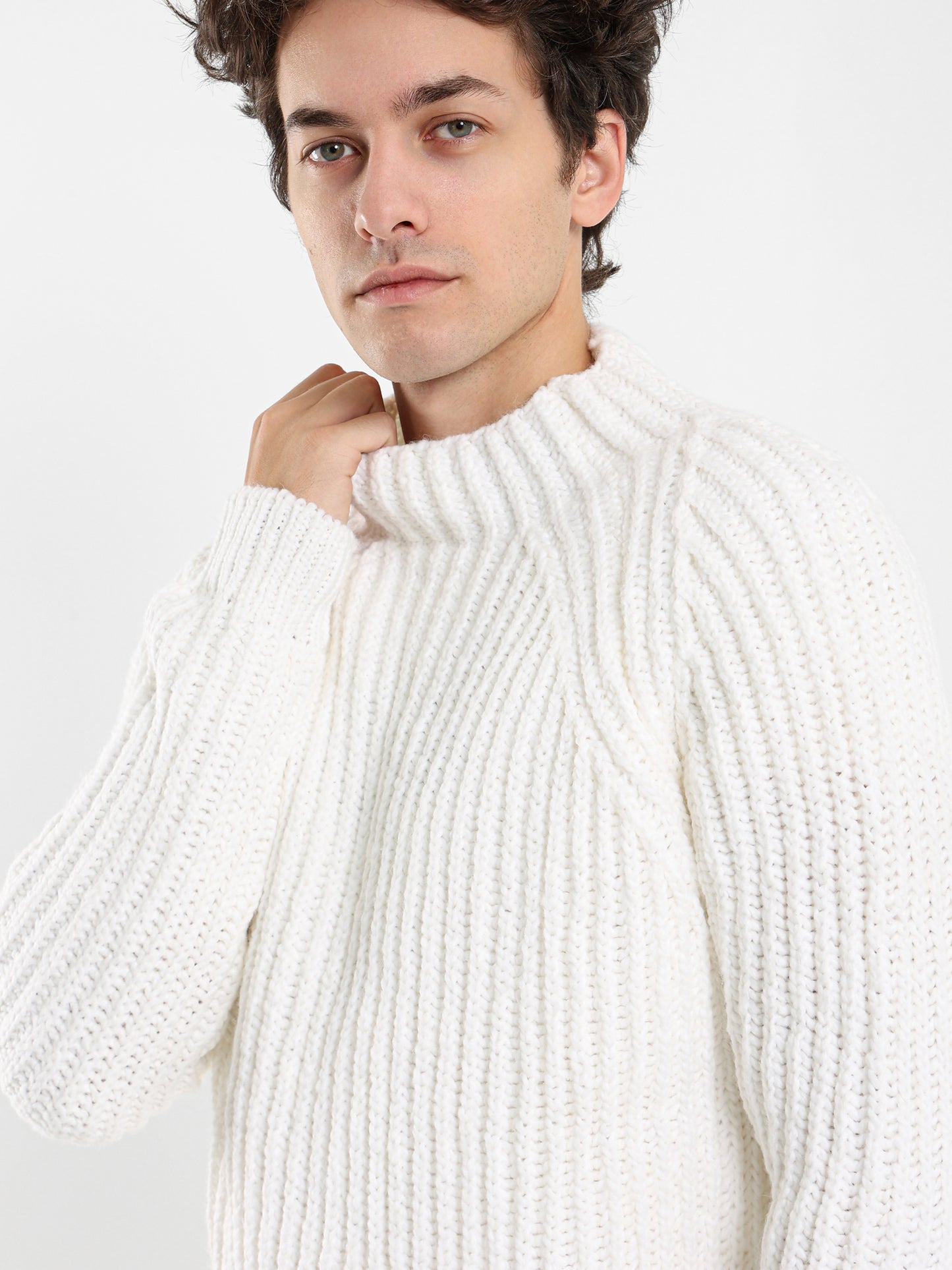 Raglan Collar Relaxed Pullover