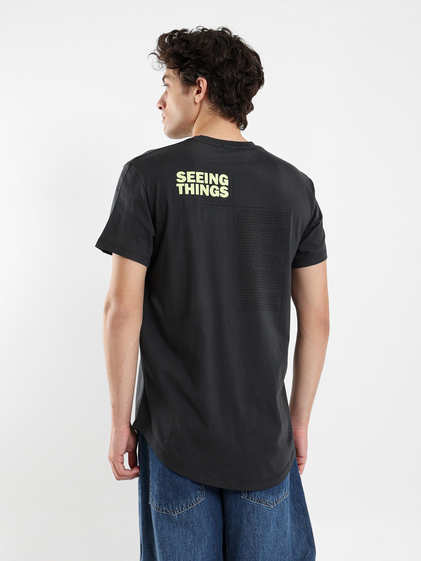 Next Level Front Print T-Shirt with Round Hem