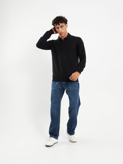 Long Sleeve Polo Shirt