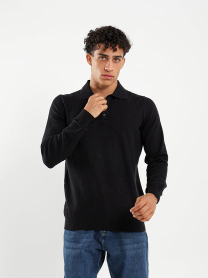 Long Sleeve Polo Shirt