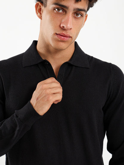 Long Sleeve Polo Shirt