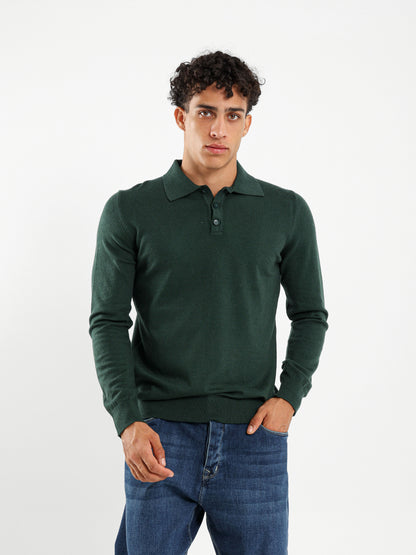 Long Sleeve Polo Shirt