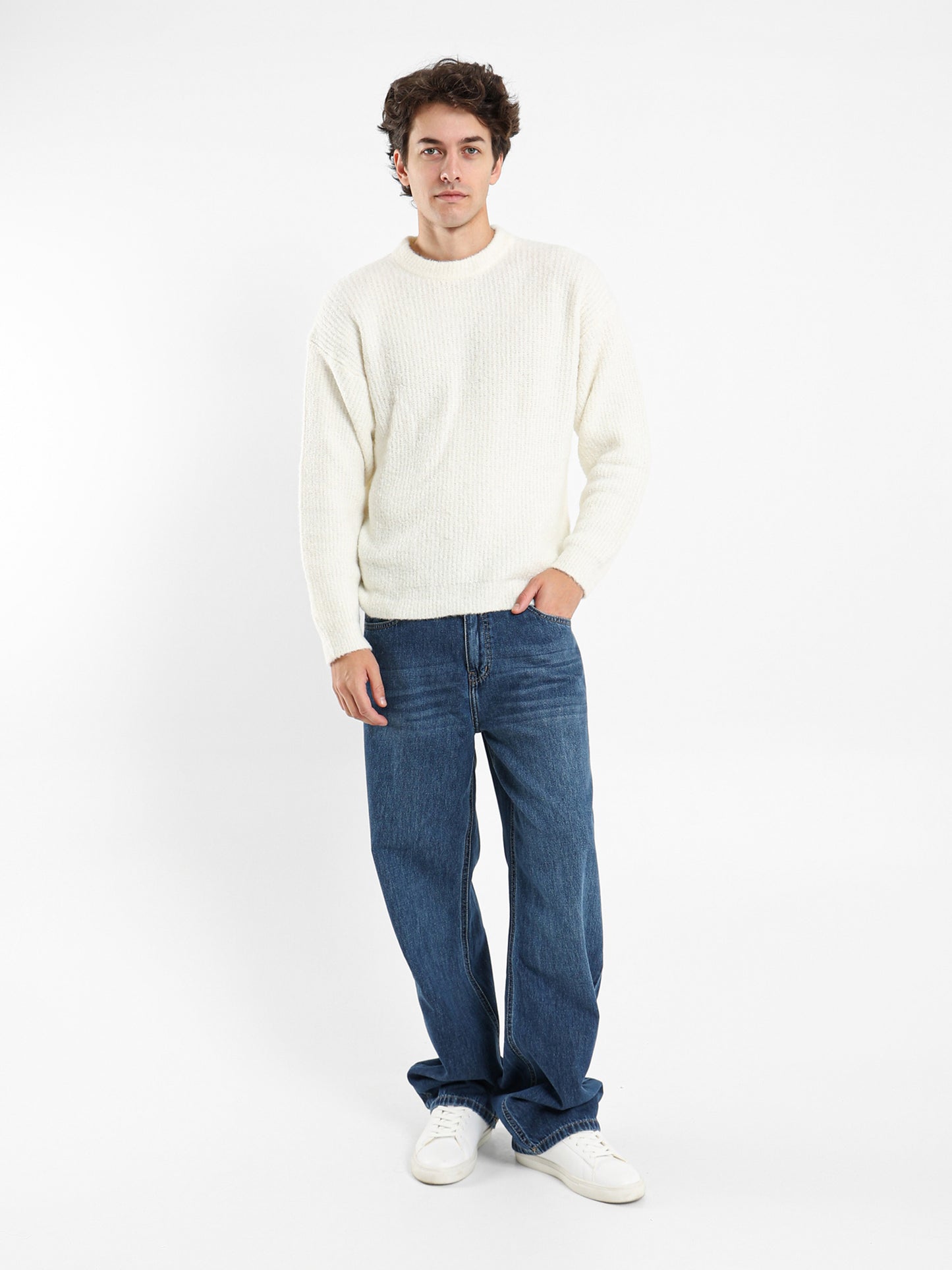 Hairy Textured Pullover