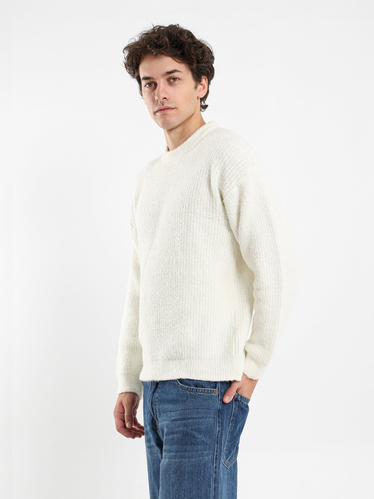 Hairy Textured Pullover
