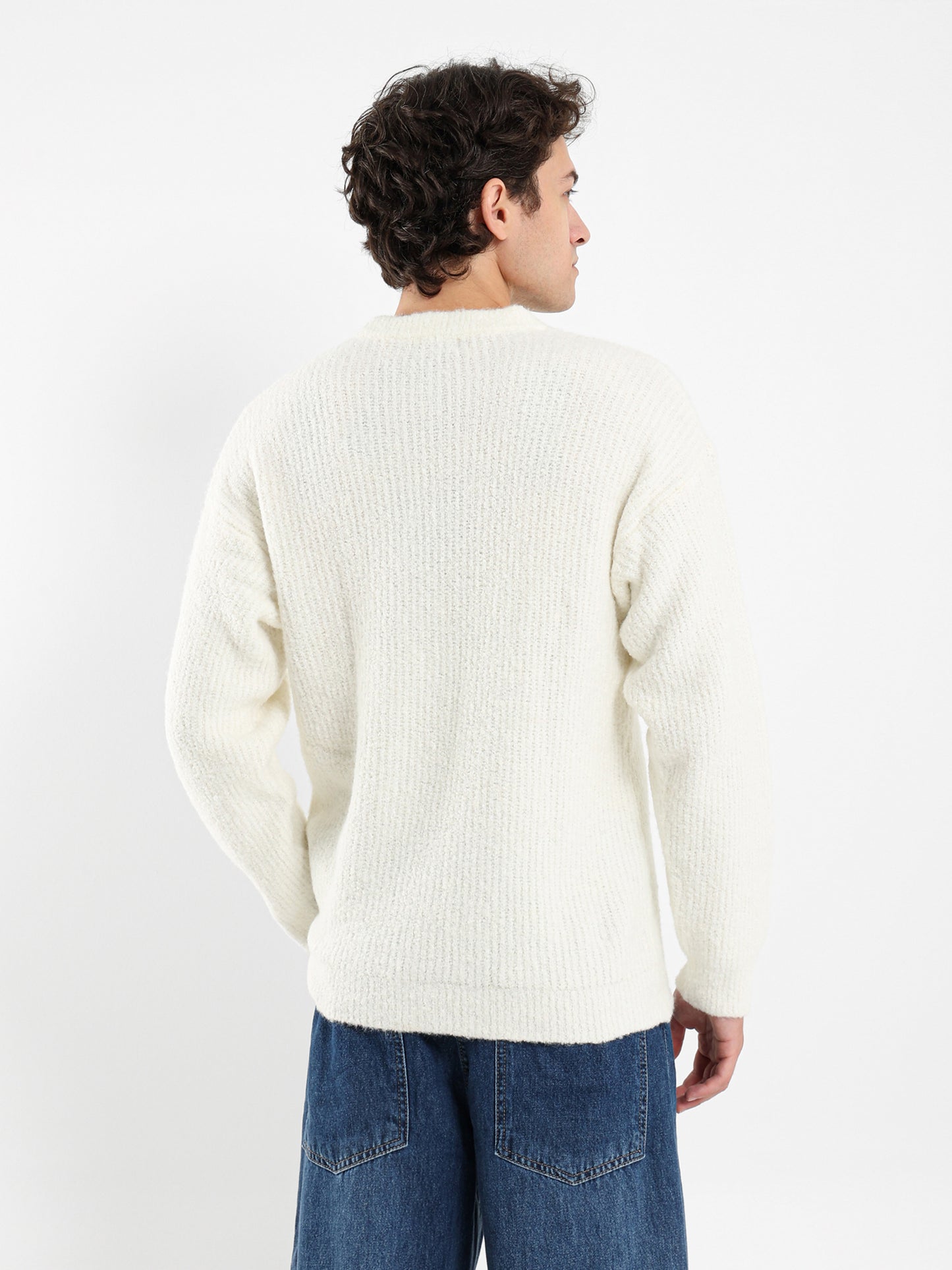 Hairy Textured Pullover