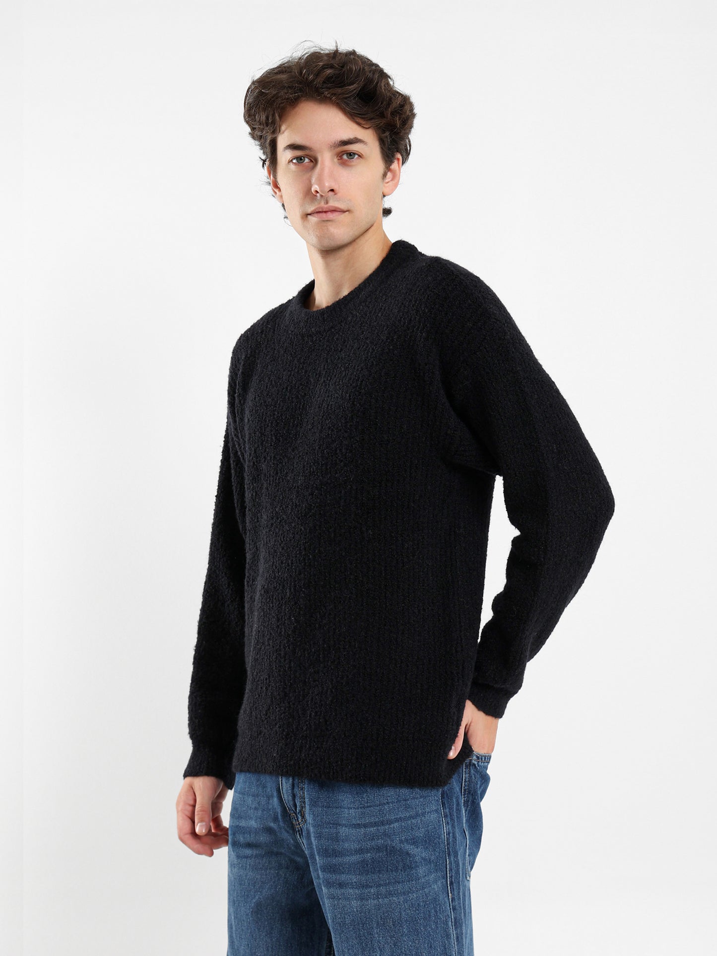 Hairy Textured Pullover