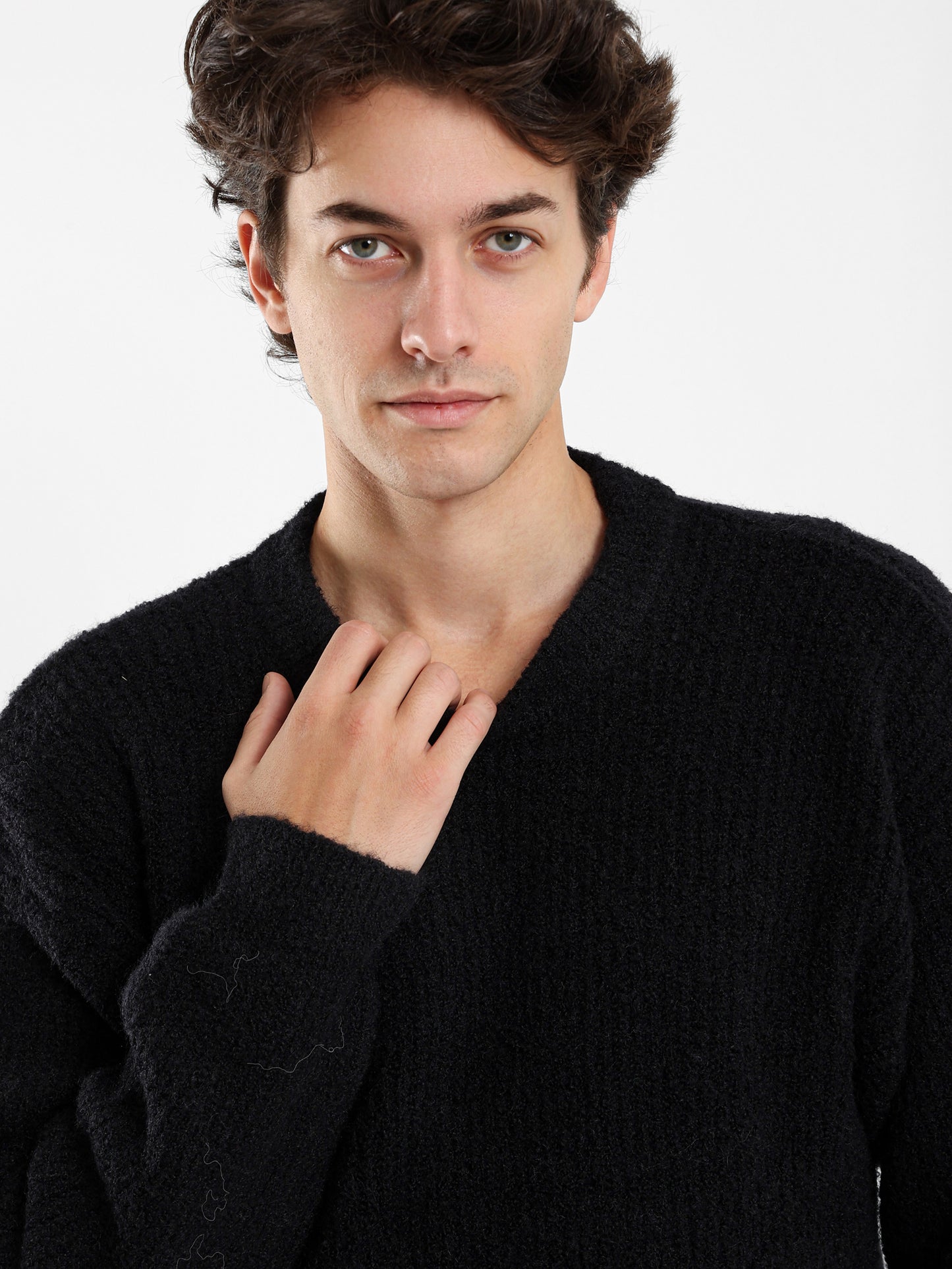 Hairy Textured Pullover