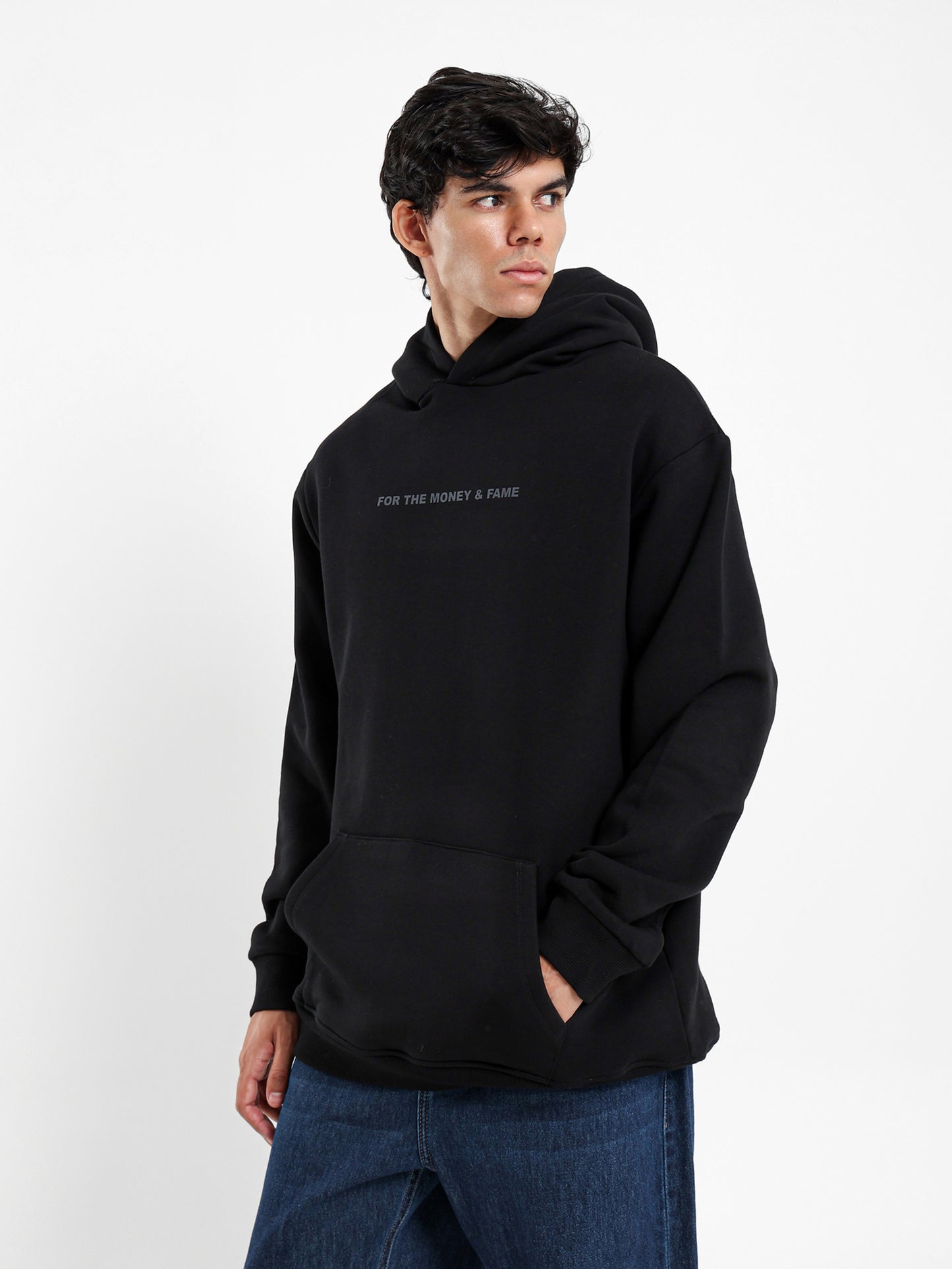 Money And Fame Oversized Hoodie