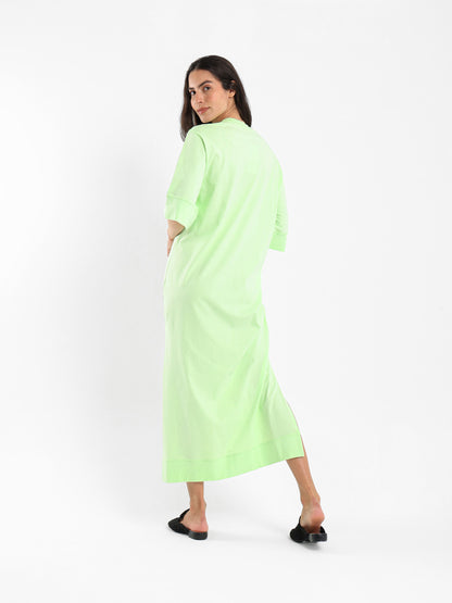 Front Knot T-Shirt Dress
