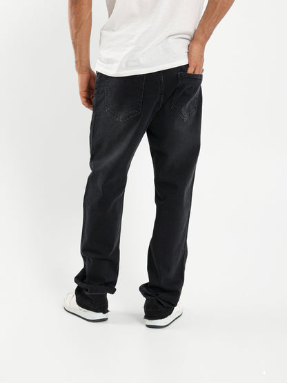 Regular Fit 5-Pocket Jeans with Unfinished Hem