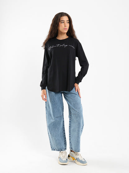 I Dont Play Nice Embroidered Tee