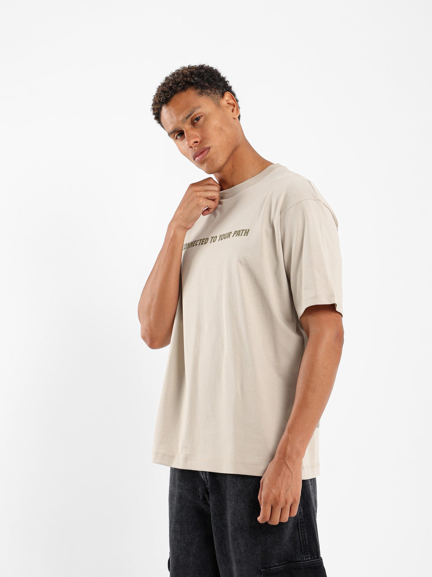“Connect To Your Path” Slogan T-Shirt