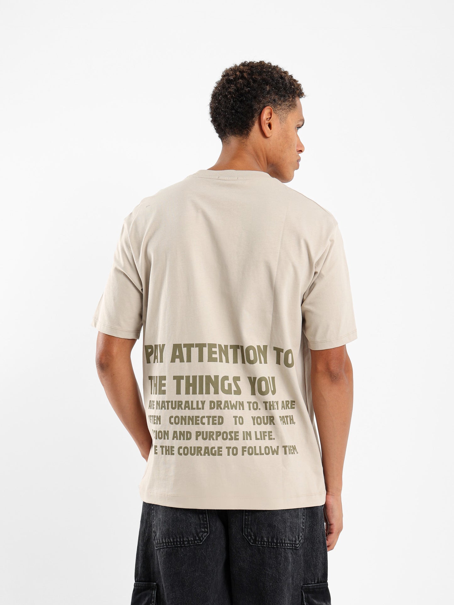 “Connect To Your Path” Slogan T-Shirt