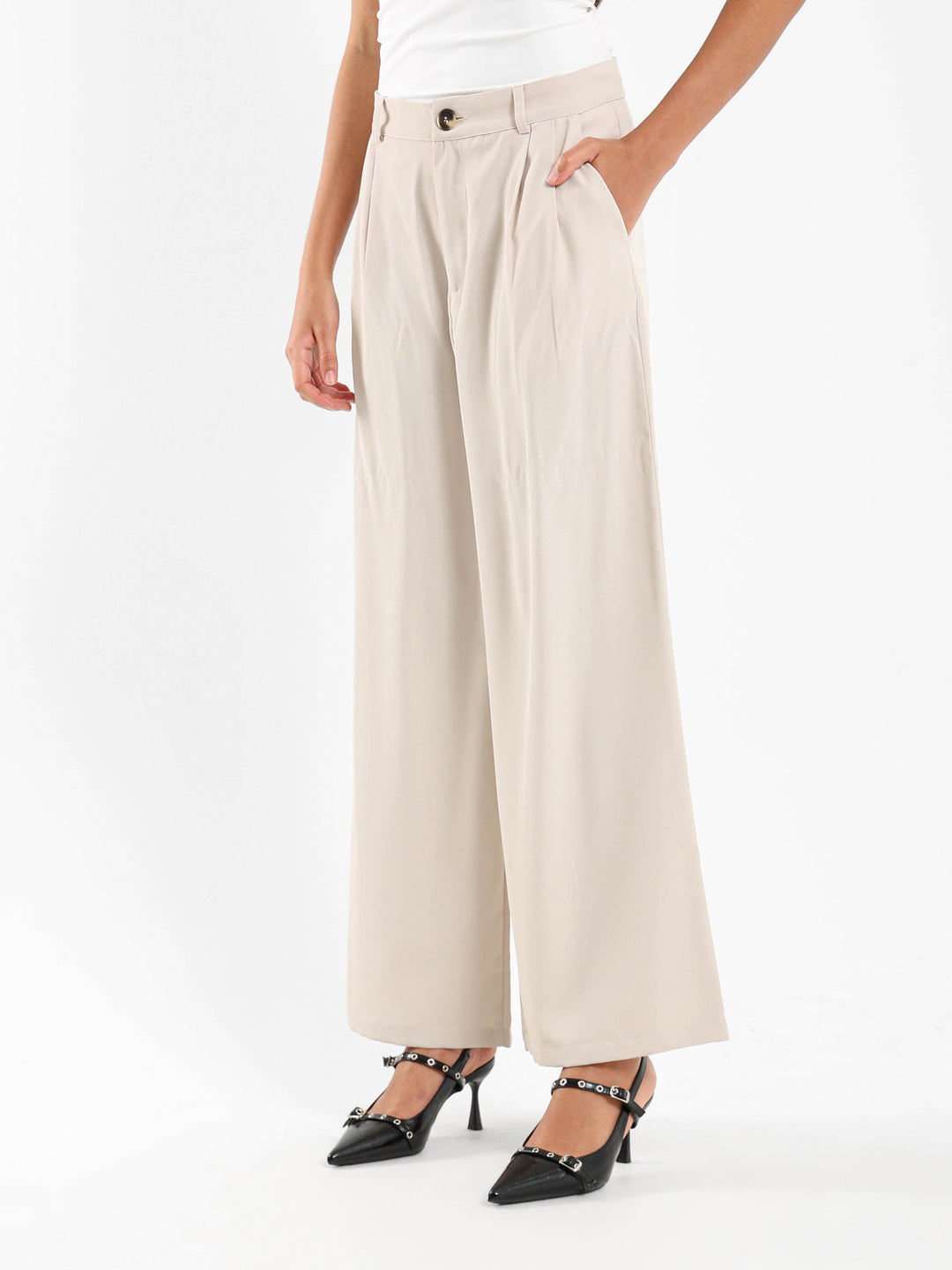 Loose Darted Smart Pants