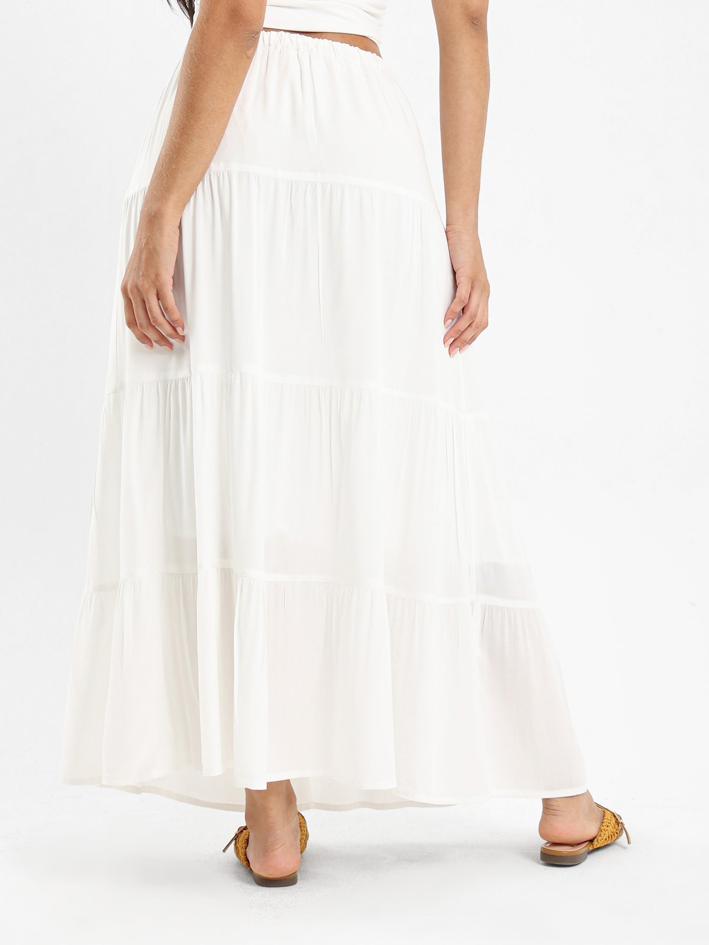 Tiered Maxi Skirt
