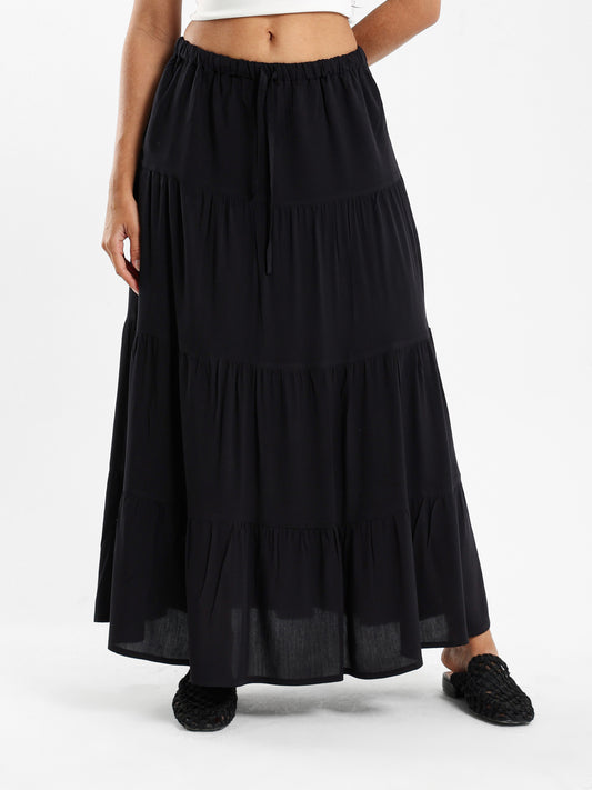 Tiered Maxi Skirt