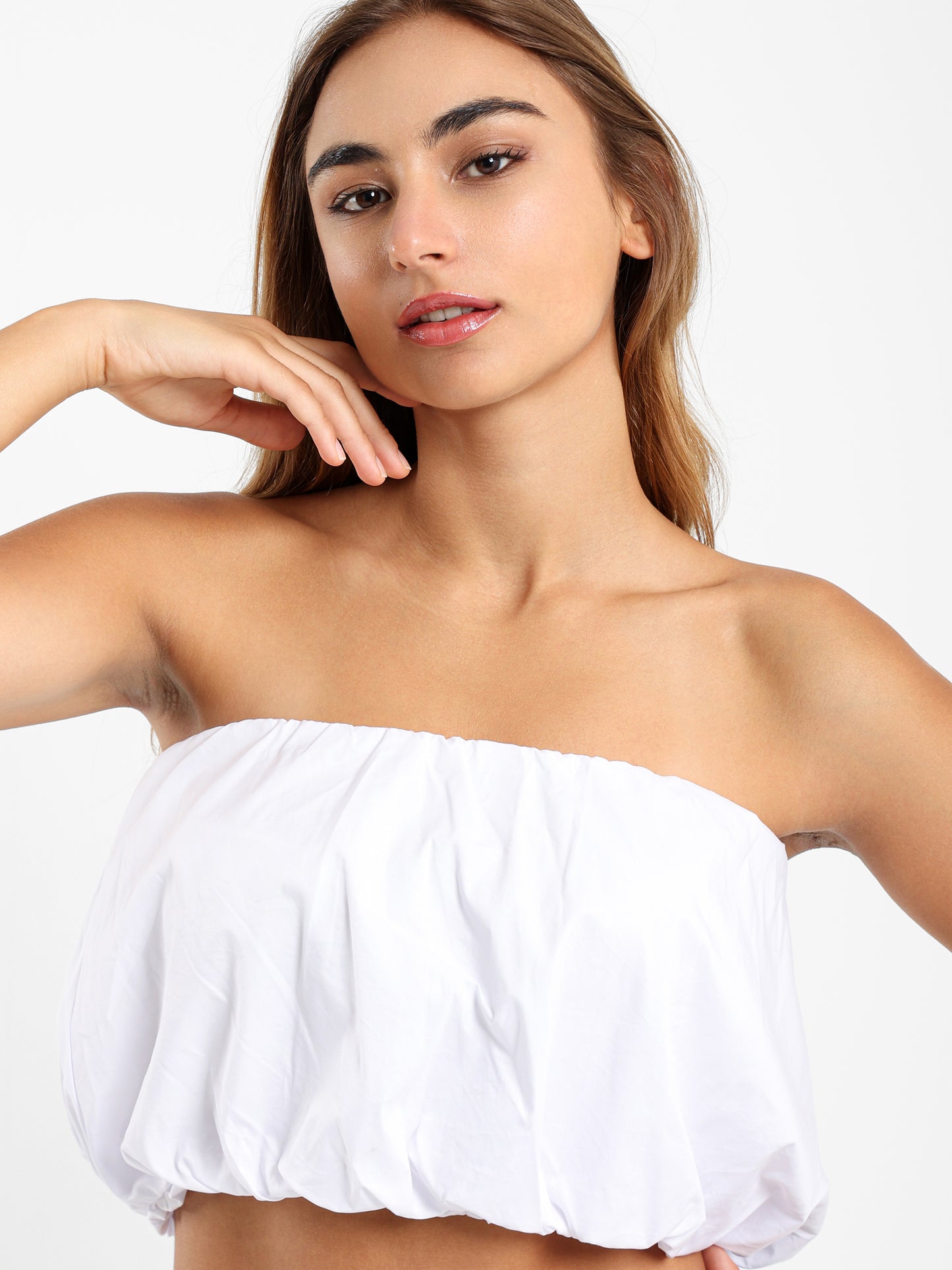 Strapless Bubble Top