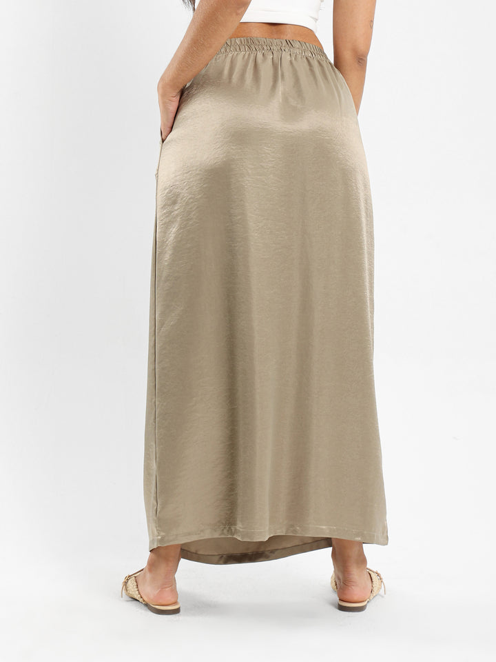 Maxi Satin Skirt
