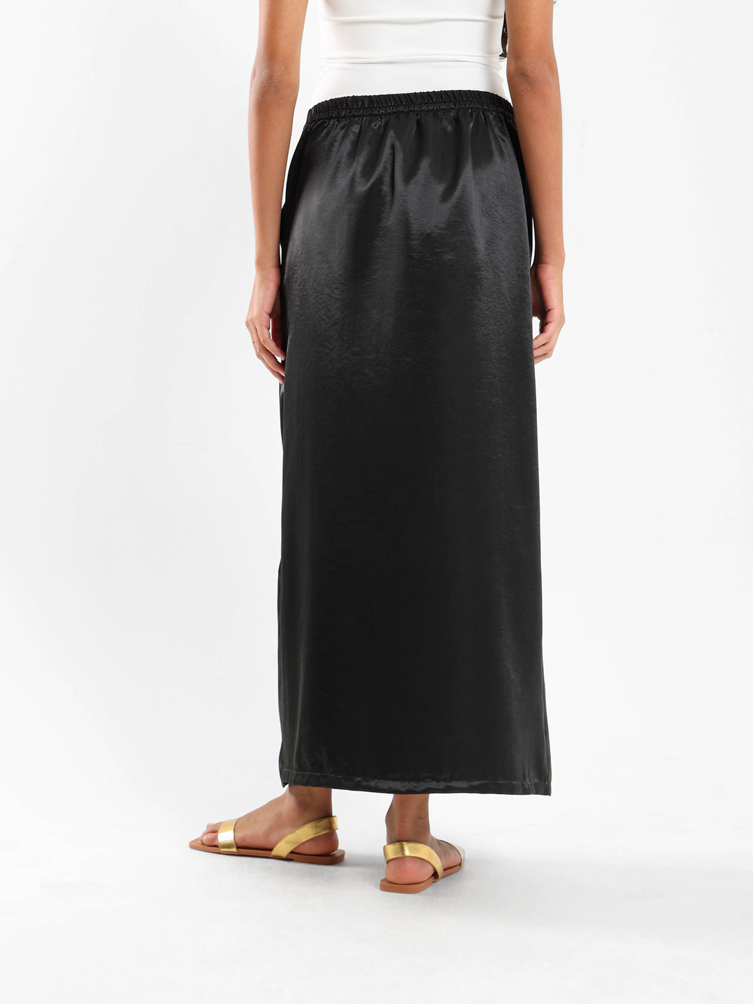 Maxi Satin Skirt