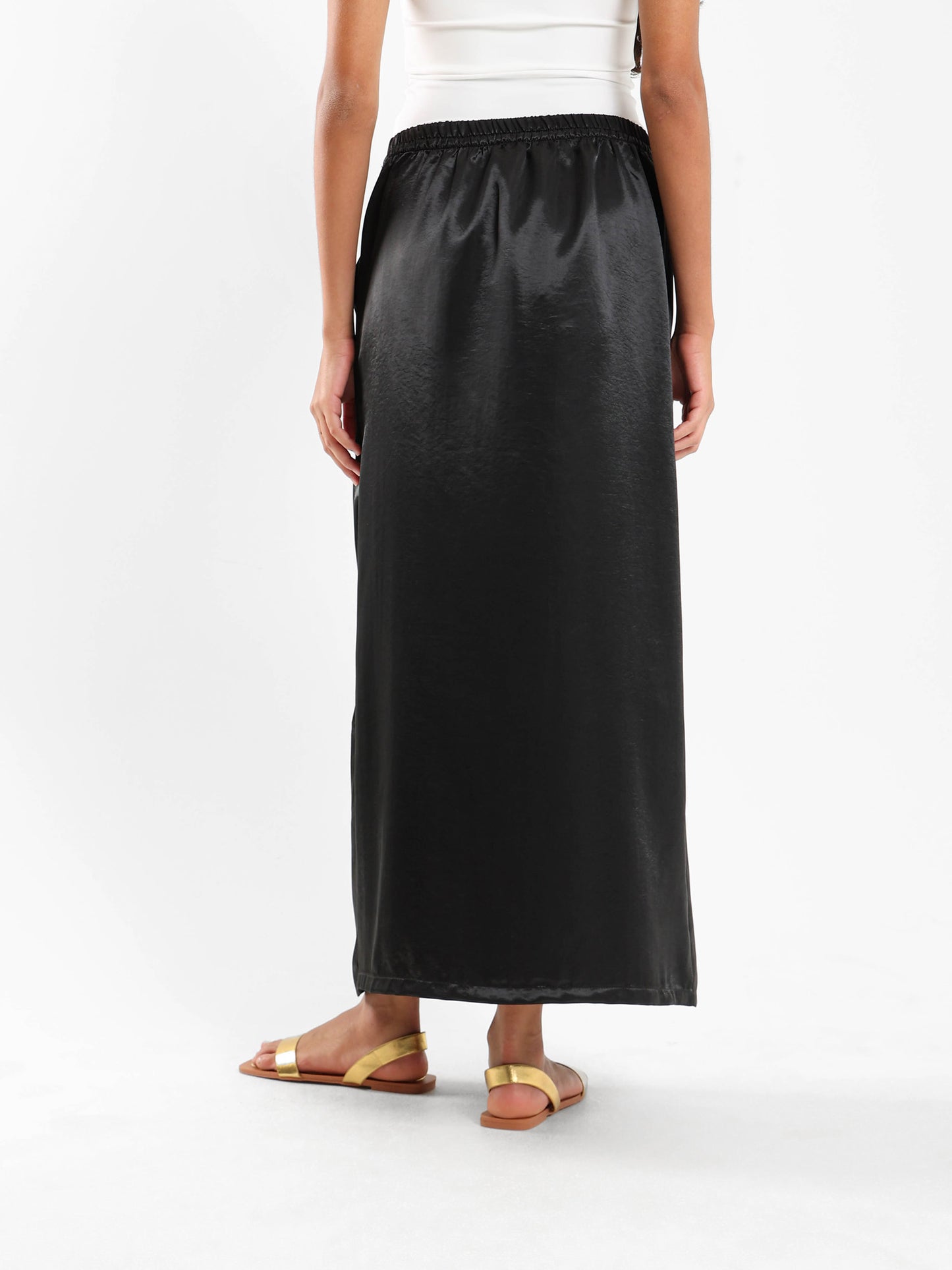Maxi Satin Skirt
