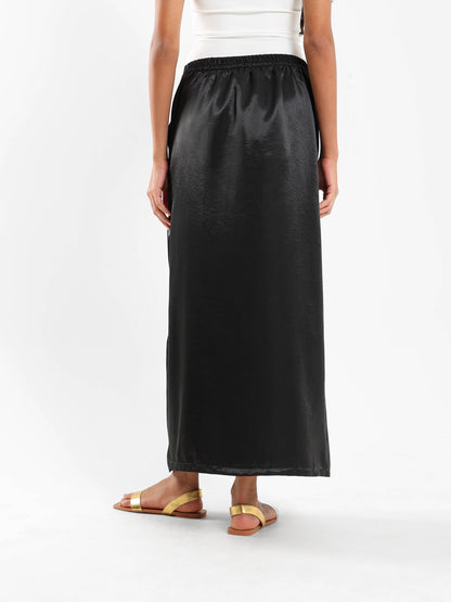 Maxi Satin Skirt