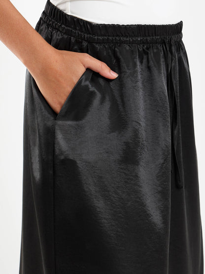 Maxi Satin Skirt