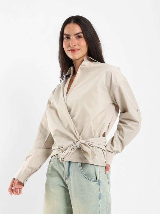 Wrap Front Shirt