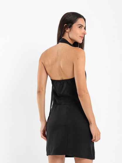 Front Wrap V-neck Top