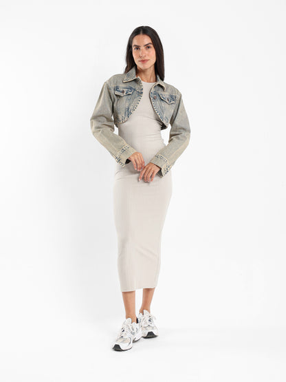 Cropped Denim Jacket