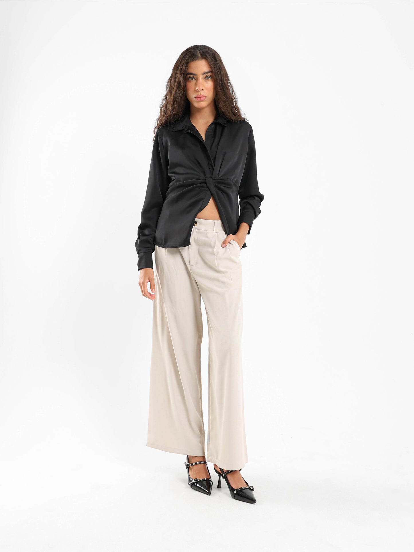 Front Knot Blouse