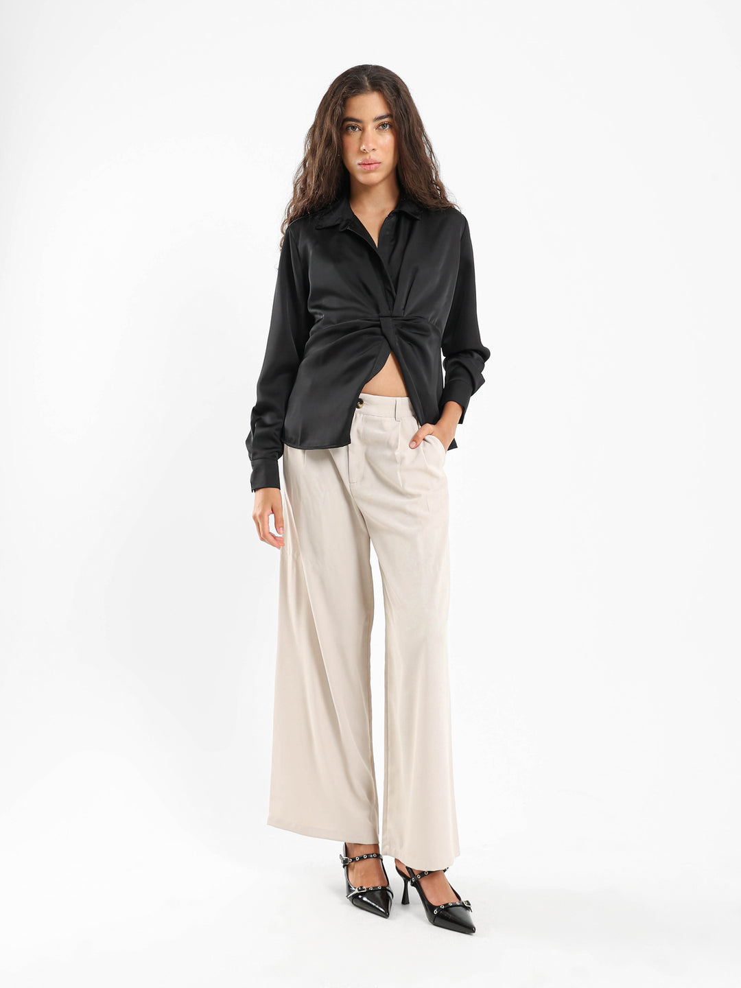 Loose Darted Smart Pants