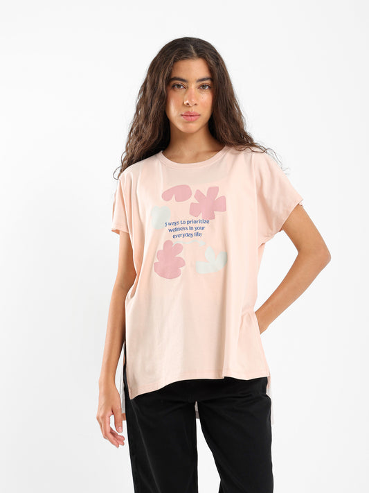 Prioritize Wellness Print Tee