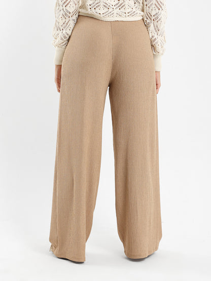 Twisted Front Wrinkled Pants