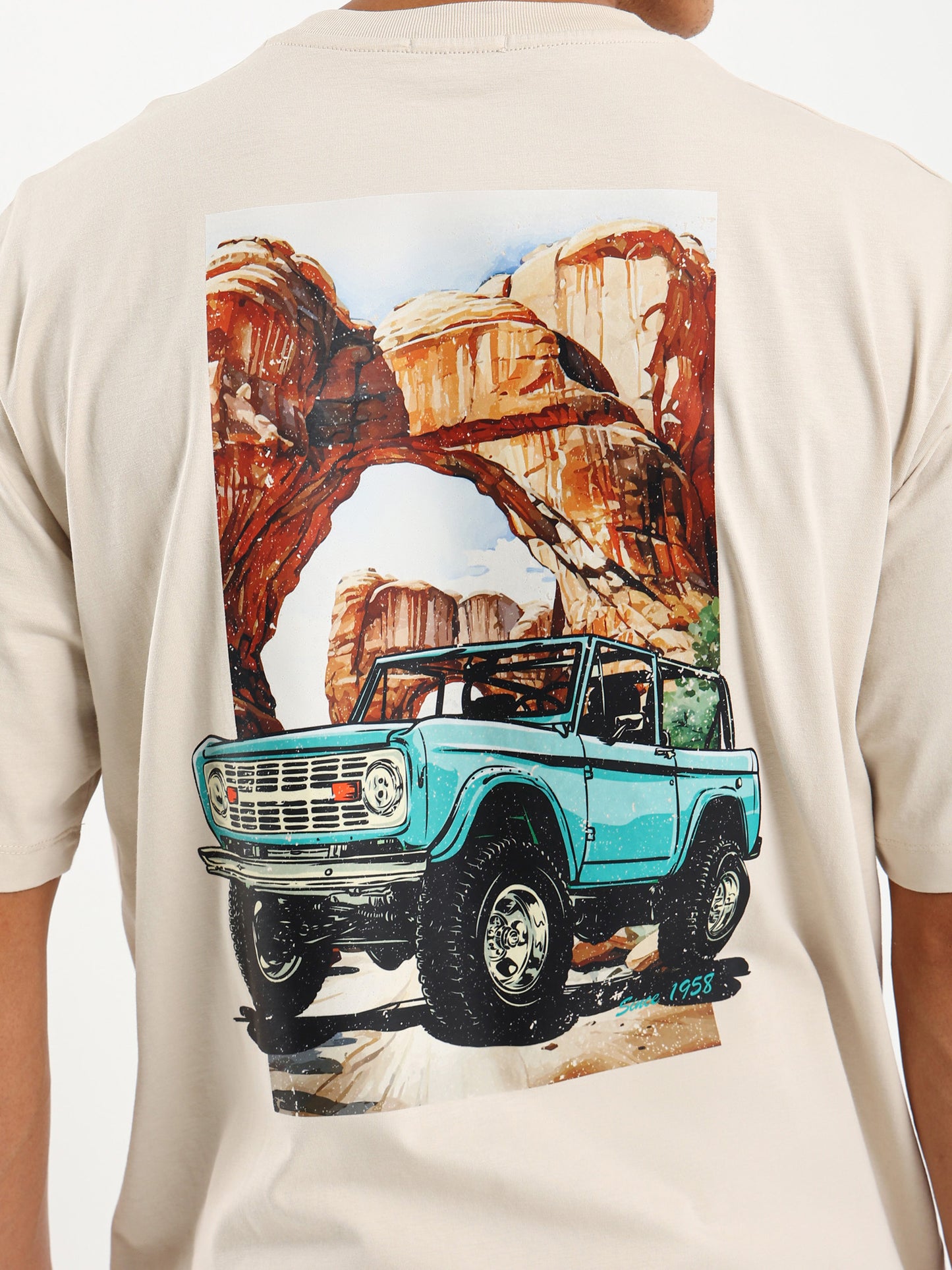 Safari Jeep Printed T-Shirt