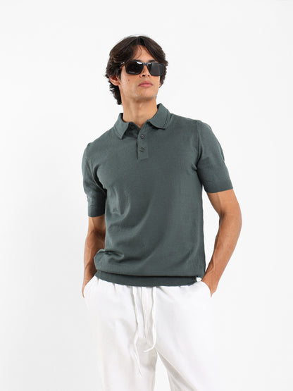 Double Layered Polo Shirt