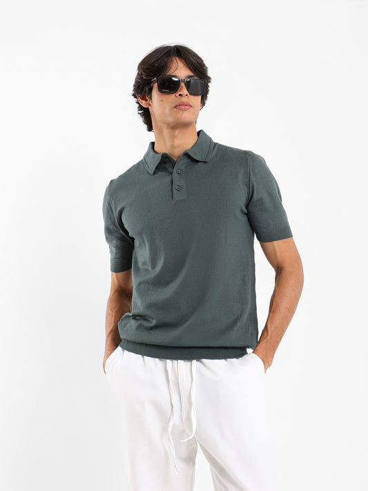 Double Layered Polo Shirt