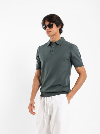 Double Layered Polo Shirt