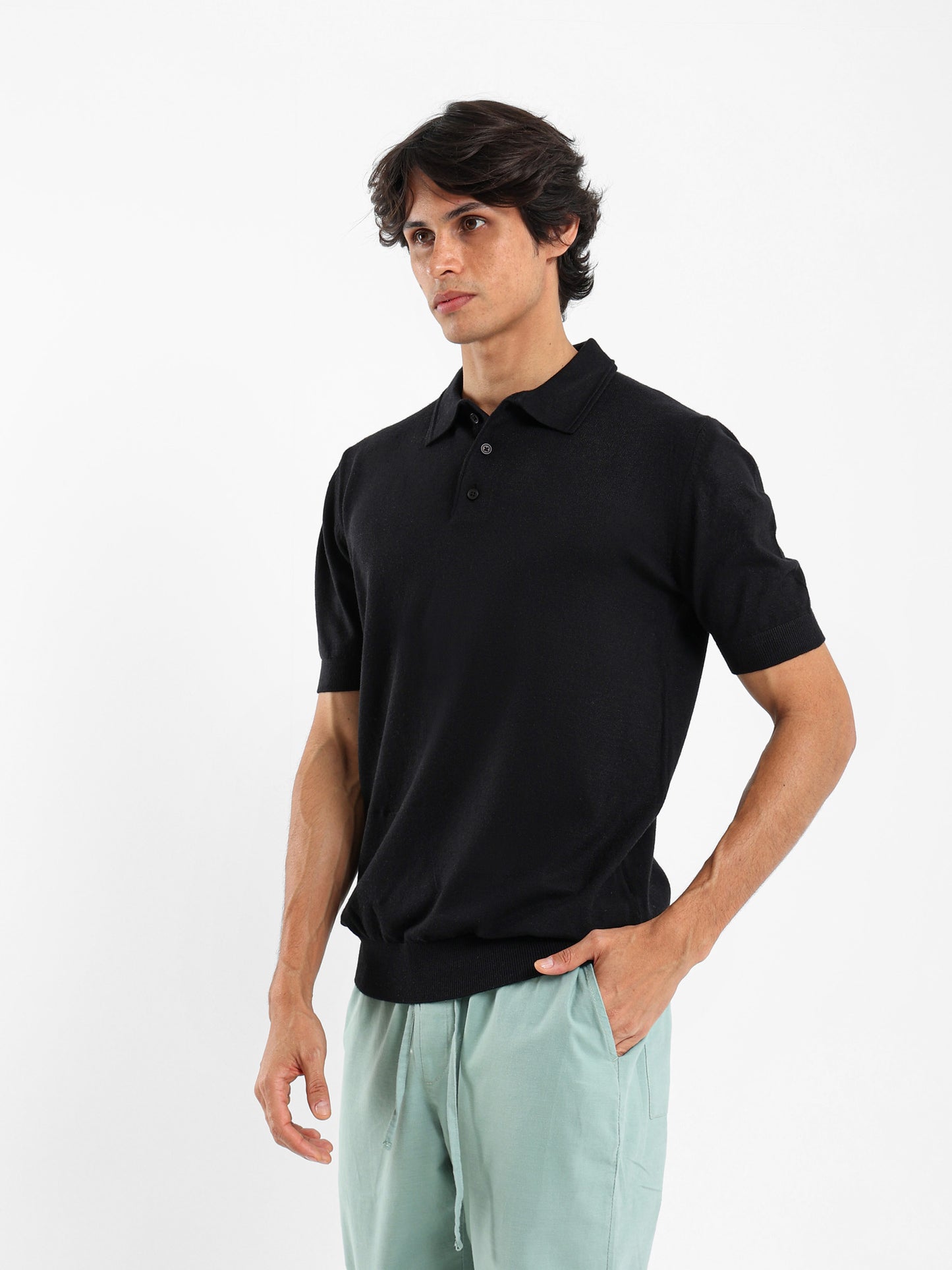 Double Layered Polo Shirt