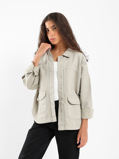 Over Shirt With Pockets