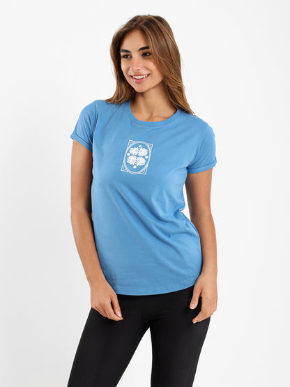 Minimal Botanical Printed T-Shirt