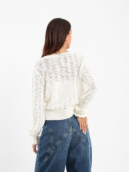 V-neck Knitted Cardigan