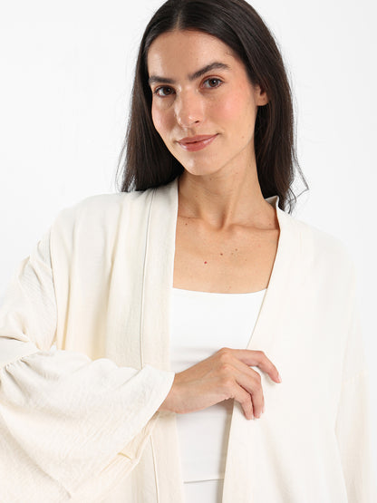 Ruffled Short Kimono