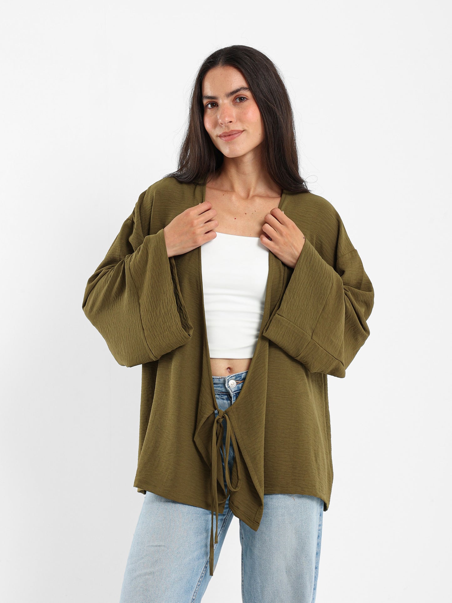 Wrapped Oversized Kimono