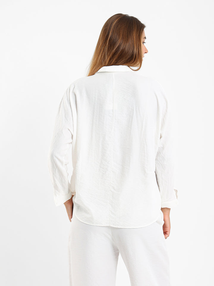 Front Pleated Blouse