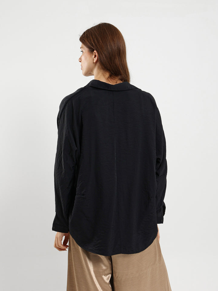 Front Pleated Blouse